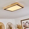 CORINTO Ceiling Light LED Ecru, black, 1-light source
