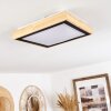 CORINTO Ceiling Light LED Ecru, black, 1-light source