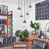 ARUSI Pendant Light bronze, black, 5-light sources