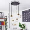 ARUSI Pendant Light bronze, black, 5-light sources