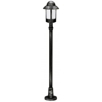 Albert 4141 outdoor floor lamp black, silver, 1-light source