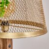 TOMACA Floor Lamp brass, Ecru, 1-light source