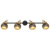 Globo SARRA Ceiling Light black, 4-light sources