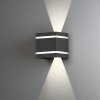 Konstsmide Cremona Outdoor Wall Light LED anthracite, 2-light sources