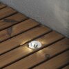 Konstsmide Mini recessed ground light silver, 3-light sources