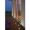 Konstsmide Mini recessed ground light silver, 3-light sources