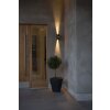 Konstsmide Cremona Outdoor Wall Light LED anthracite, 3-light sources, Remote control