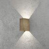 Konstsmide Cremona Outdoor Wall Light LED brass, 2-light sources