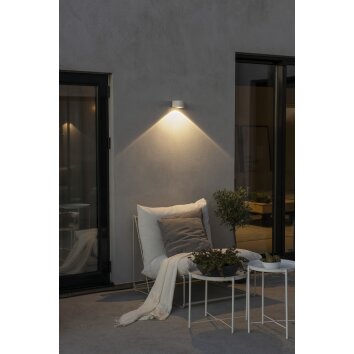 Konstsmide Gala Outdoor Wall Light LED white, 1-light source