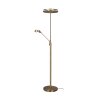 Trio FRANKLIN Floor Lamp LED antique brass, 2-light sources
