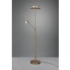 Trio FRANKLIN Floor Lamp LED antique brass, 2-light sources