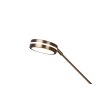 Trio FRANKLIN Floor Lamp LED antique brass, 2-light sources