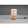 Reality LUCI Table lamp Wood like finish, 1-light source