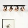 Brilliant NIKKA Ceiling Light black, 4-light sources