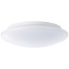 Brilliant FARLY outdoor ceiling light white, 1-light source