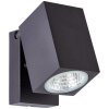 Brilliant BURK Outdoor Wall Light LED black, 1-light source