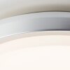 Brilliant DEVORA outdoor ceiling light LED silver, 1-light source
