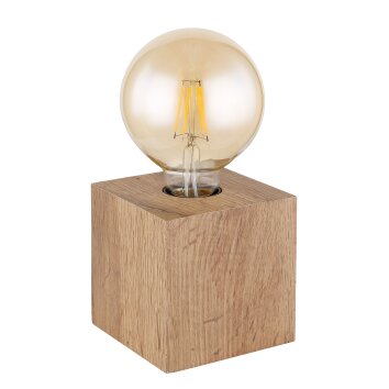 Globo ERNA Table lamp Light wood, 1-light source