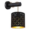 Globo CLARKE Wall Light black, 1-light source