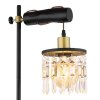 Globo COMMA Table lamp brass, black, 1-light source