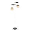 Globo COMMA Floor Lamp brass, black, 2-light sources