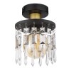 Globo COMMA Ceiling Light brass, black, 1-light source