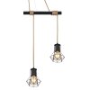 Globo PRISKA Pendant Light Ecru, black, 4-light sources