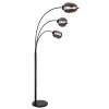 Globo BLACKY Floor Lamp black, 3-light sources