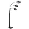 Globo BLACKY Floor Lamp black, 3-light sources