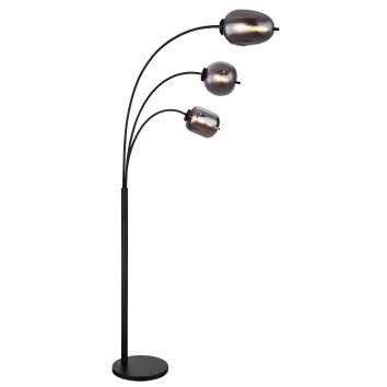 Globo BLACKY Floor Lamp black, 3-light sources