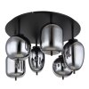 Globo BLACKY Ceiling Light black, 6-light sources
