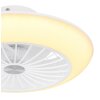 Globo LAFFEE ceiling fan LED white, 1-light source