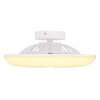 Globo LAFFEE ceiling fan LED white, 1-light source