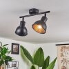 KANSELA Ceiling Light black, 2-light sources