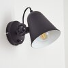PANY Wall Light chrome, black, 1-light source