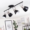 GRALINGEN Ceiling Light matt nickel, black, 4-light sources