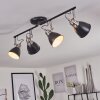 GRALINGEN Ceiling Light matt nickel, black, 4-light sources