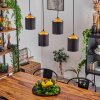 CHIUVI Pendant Light Ecru, black, 4-light sources