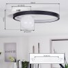 LAHELA Ceiling Light LED white, 1-light source