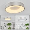 PLAYAS Ceiling Light LED silver, white, 1-light source
