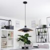 BOEVEN Pendant Light black, white, 1-light source