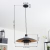 BOEVEN Pendant Light black, white, 1-light source