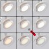MARSEN Ceiling Light LED chrome, matt nickel, 4-light sources, Remote control, Colour changer