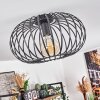 TRAPICHERA Ceiling Light black, 1-light source