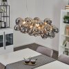 GUABAS Pendant Light chrome, 8-light sources