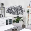 GUABAS Pendant Light chrome, 8-light sources