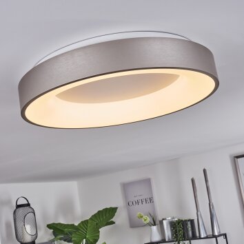 PLAYAS Ceiling Light LED silver, white, 1-light source