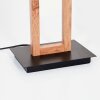 AYAJASCO Floor Lamp LED Wood like finish, Ecru, black, 1-light source