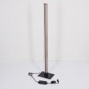 SALMI Floor Lamp LED Wood like finish, black, 1-light source