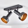 MUSKO Ceiling Light black, 2-light sources